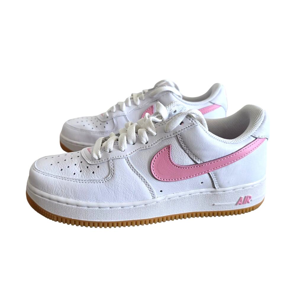 Nike Air Force 1 Low Retro Color of the Month Pink Gum White Men's 7.5 Women's 9 - Picture 2 of 9